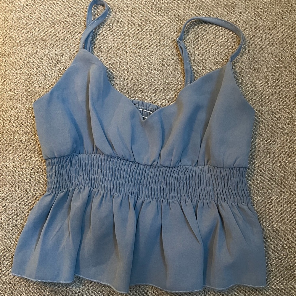 Blue Dress Top